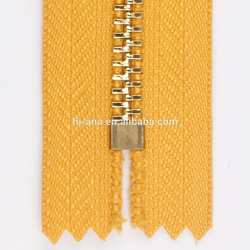 #5 Golden Brass Zipper C/E,A/L