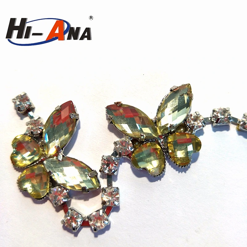 24 hours service online wholesale different style rhinestone chains by the yard