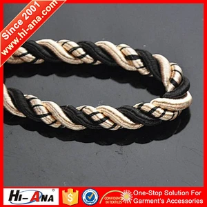 hi-ana cord2 Manufacuring oeko-tex standard Decorative braided rope