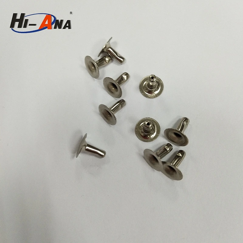 size 9x9mm metal rivet with single face China supplier