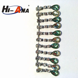 Accept OEM new products team various colors rhinestone strands by the yard