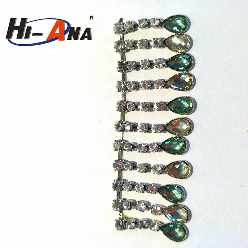 Accept OEM new products team various colors rhinestone strands by the yard