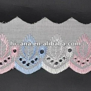 width:2 inch fashion hot embroidery tc lace.china Manufacturers