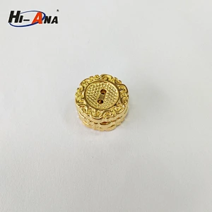 Fashion gold with ABS button for hot sales