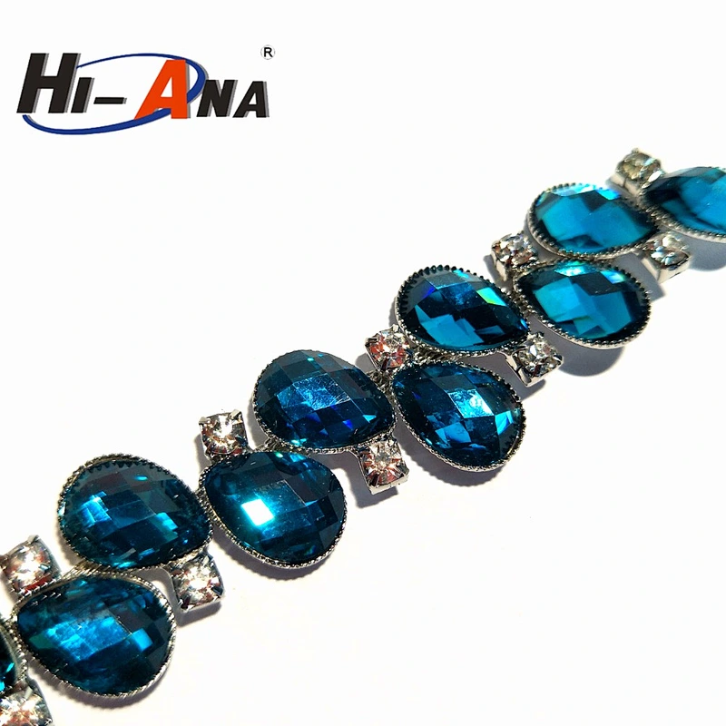 Our factories 20 years'experience Colorful fashion bridal rhinestone trimmings