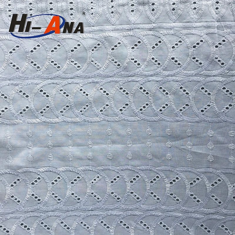 hi-ana lace3 Our factories 20 years'experience Good Price white cotton lace fabric
