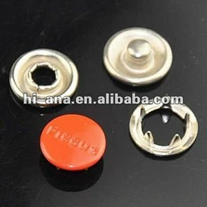 metal prong snap button(4pcs/set) with covered face China supplier