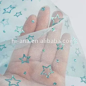 tulle fabric glitter