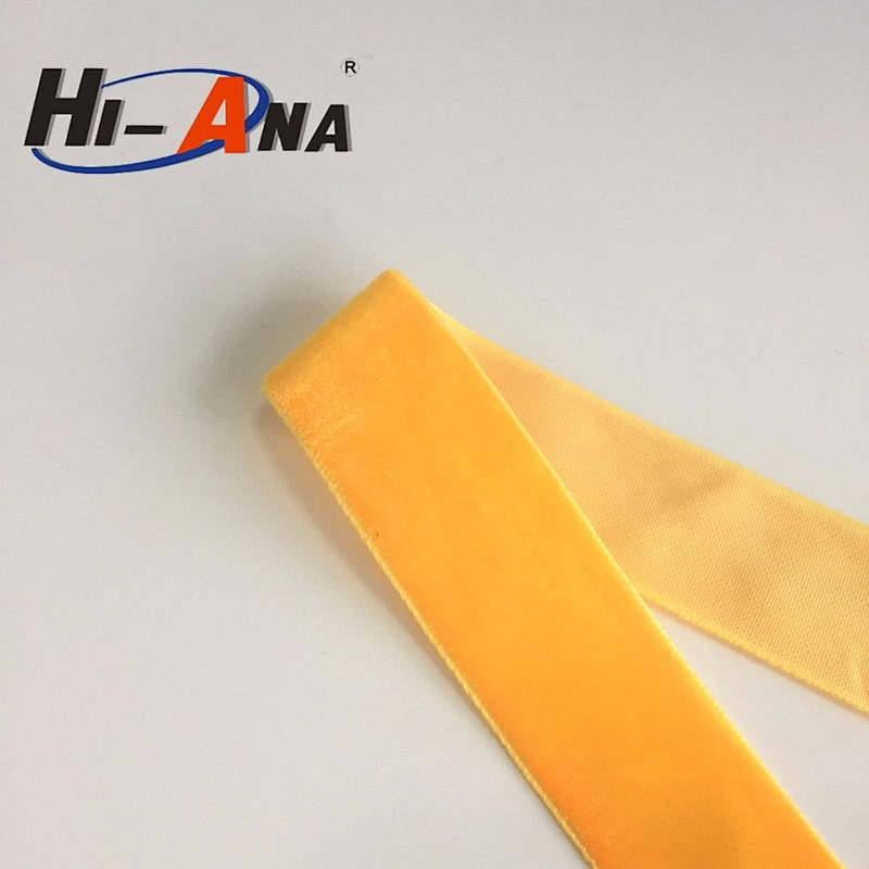 hi-ana ribbon2 One to one order following multi color double sided velvet ribbon