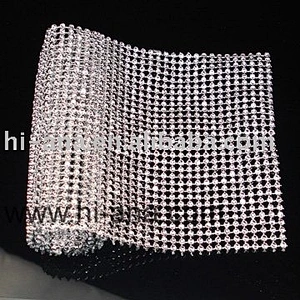 Fashion Plastic rhinestone banding Rhinestone