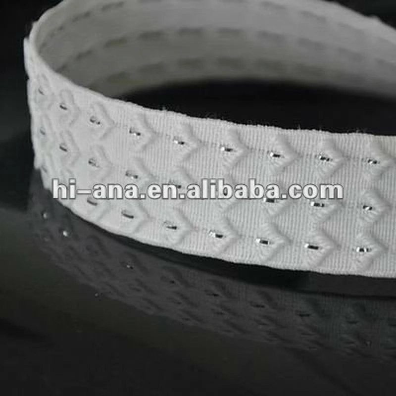 size:2.5cm.jacquard woven elastic webbing China supplier