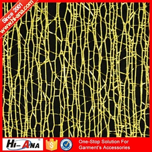 hi-ana fabric2 Simplified sourcing at competitive prices Fancy metallic mesh fabric