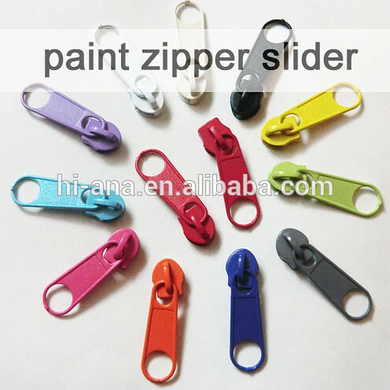 5# Colored Paint Metal Zipper O/E, A/L