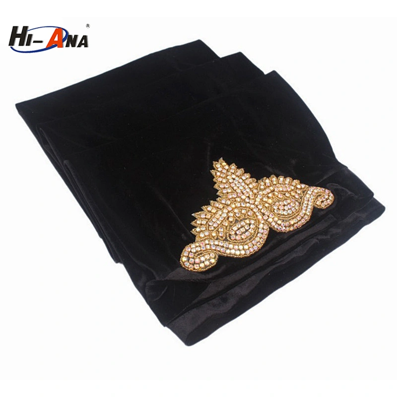 Hi-Ana Crystal Jewelry Velvet Turban for Women