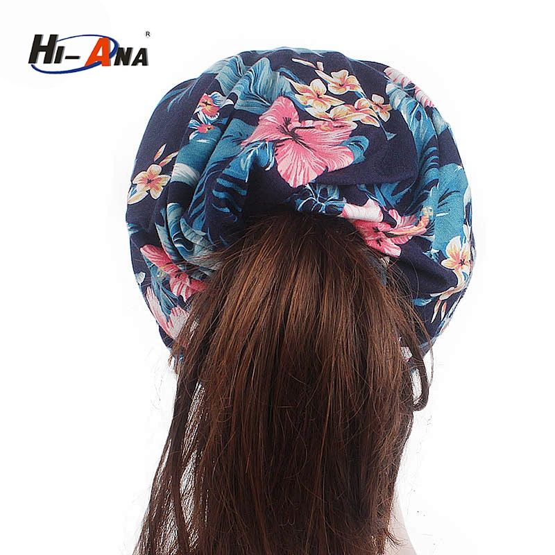 wholesale 2018 New trade two-tone braided head cap India turban hat for women
