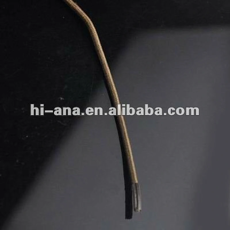 elastic round Shoes Lace Rope with double color China Manufacturers