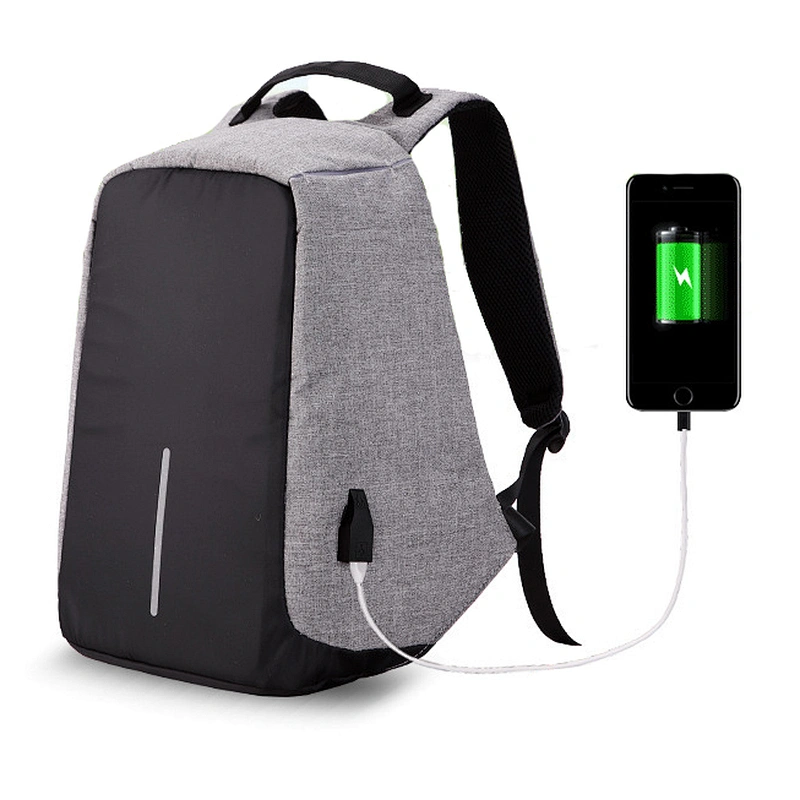 Manufacturer High Quality New Hot Selling Anti -theft USB Laptop Backpack 15