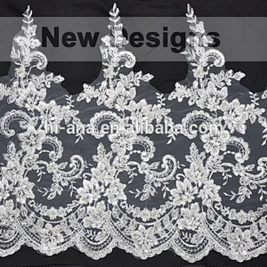 Wedding Polyester French Lace Fabric With New Designs