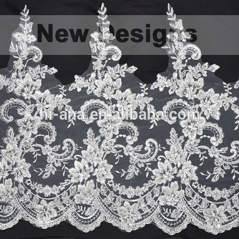 Wedding Polyester French Lace Fabric With New Designs