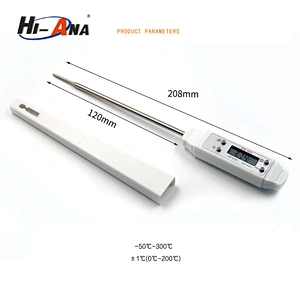 [Two-year warranty]Extended temperature detector, food temperature, water temperature, thermometer
