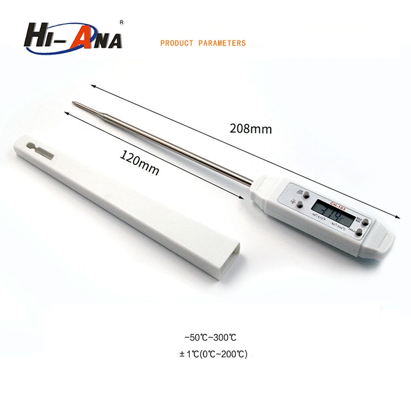 [Two-year warranty]Extended temperature detector, food temperature, water temperature, thermometer