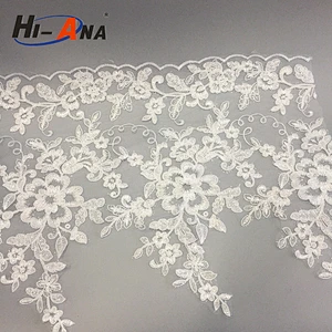 hi-ana lace Over 800 partner factories Good Price wedding white lace fabric