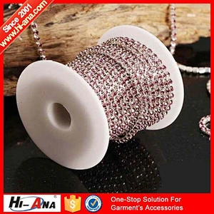 Accept OEM new products team Good Price wholesale rhinestone chain