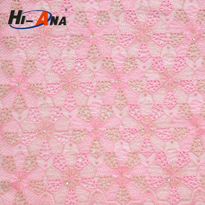 Nylon Spandex lace fabric