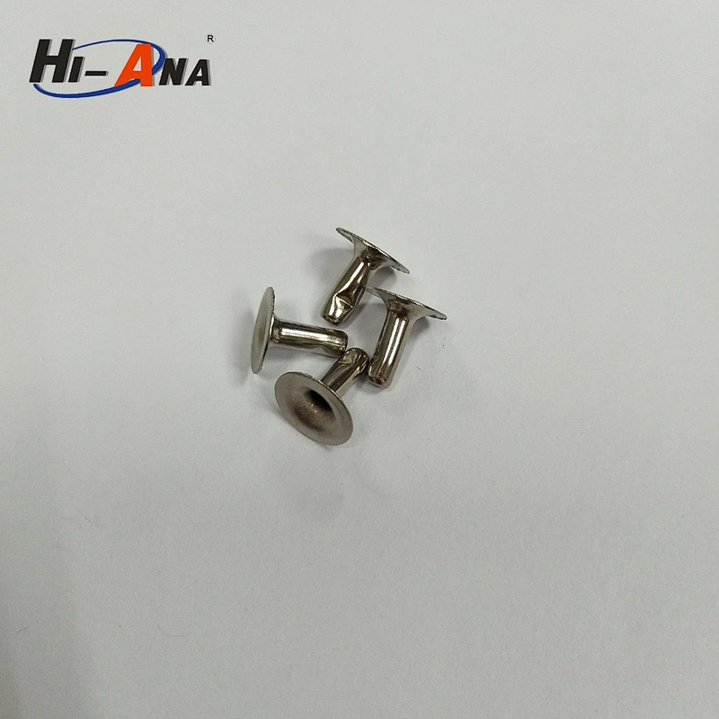 size 7x8mm metal rivet with double face and smooth style China supplier