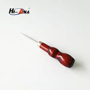 wood handle awl for sewing