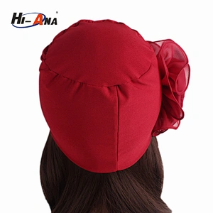 wholesale 2018 New trade two-tone braided head cap India turban hat for women