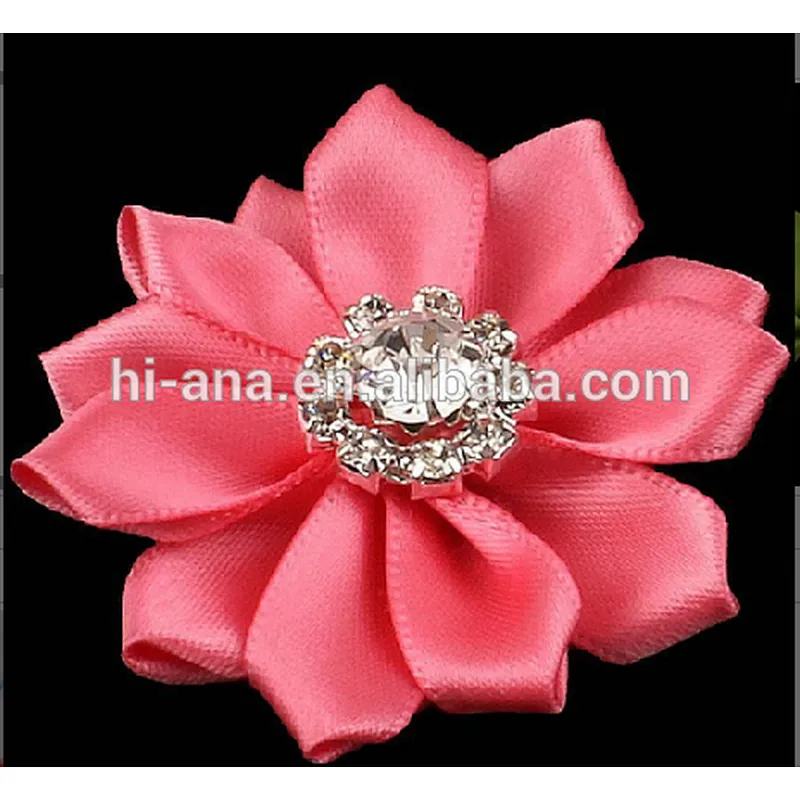 New explosion - paragraph multi - angle plus diamond ribbons flowers baby handmade cloth flowers hair accessories 25