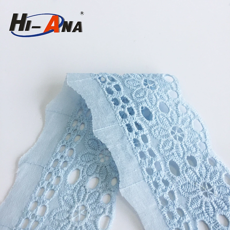 white cotton lace fabric