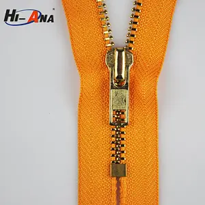 Over 15 Years experience Different size rose gold metal zipper