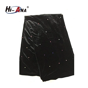 HI-ANA Fashion islamic muslim velvet turban with beads