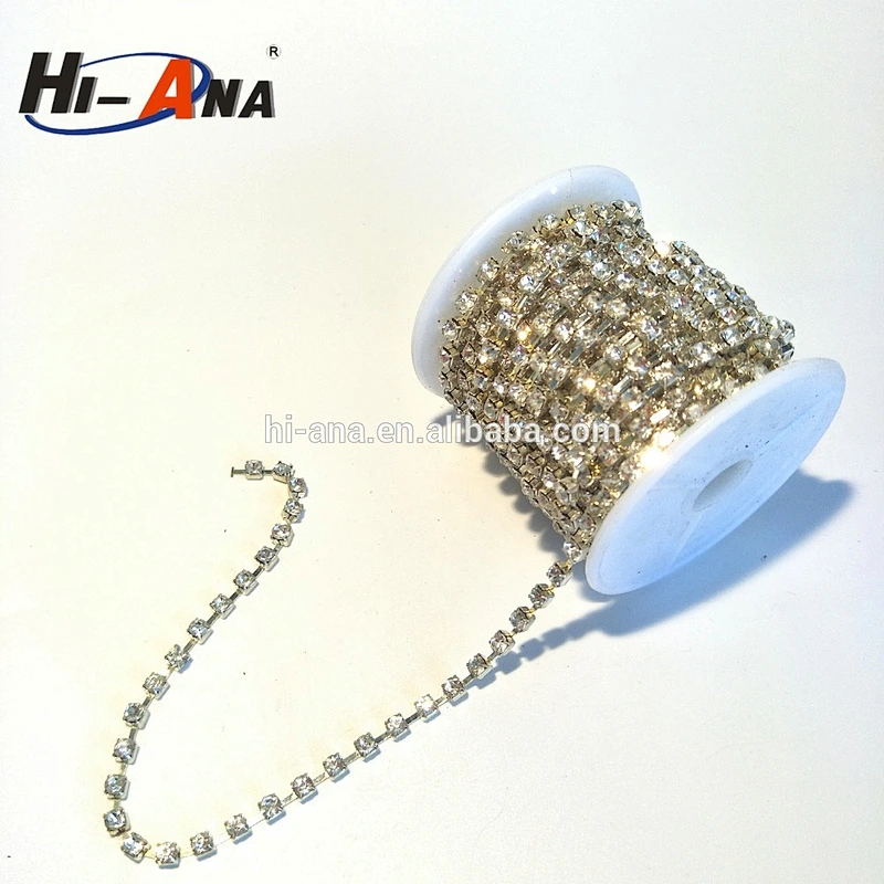 8mm rhinestone cup chain