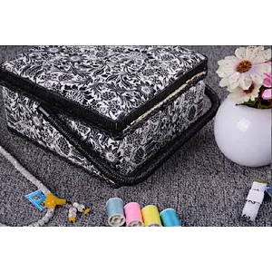 hi-ana Sewing kit Hand-woven basket needle basket stationery office box European and American popular style