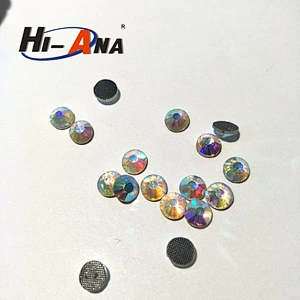 AB colors Hot fix Rhinestones with one cut for garment