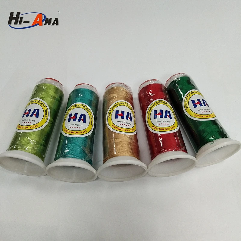 Best hot selling multi color embroidery thread designs