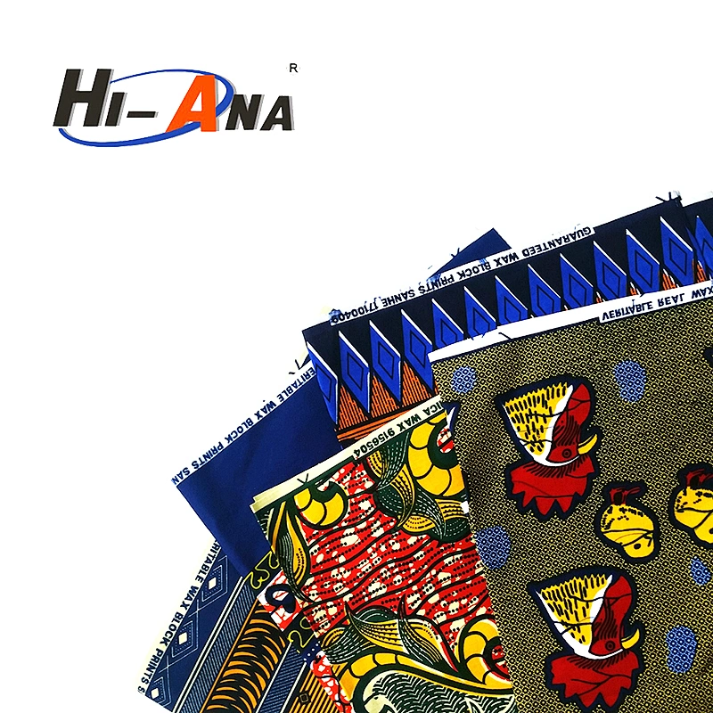 hi-ana fabric3 OEM Custom made top quality Decorative cheap african fabric
