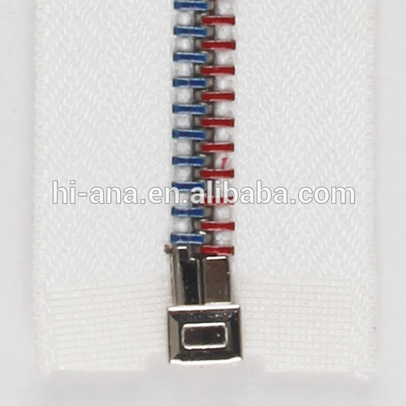 5# Colored Paint Metal Zipper O/E, A/L