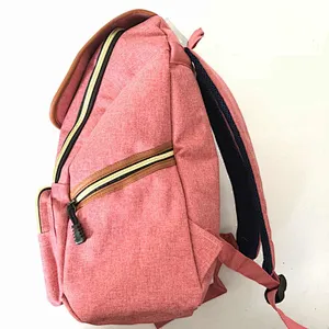 Wholesale Stylish Girl`s High Capacity Mummy Baby Diaper Backpack Mom Dad Big Bags With Multi-function