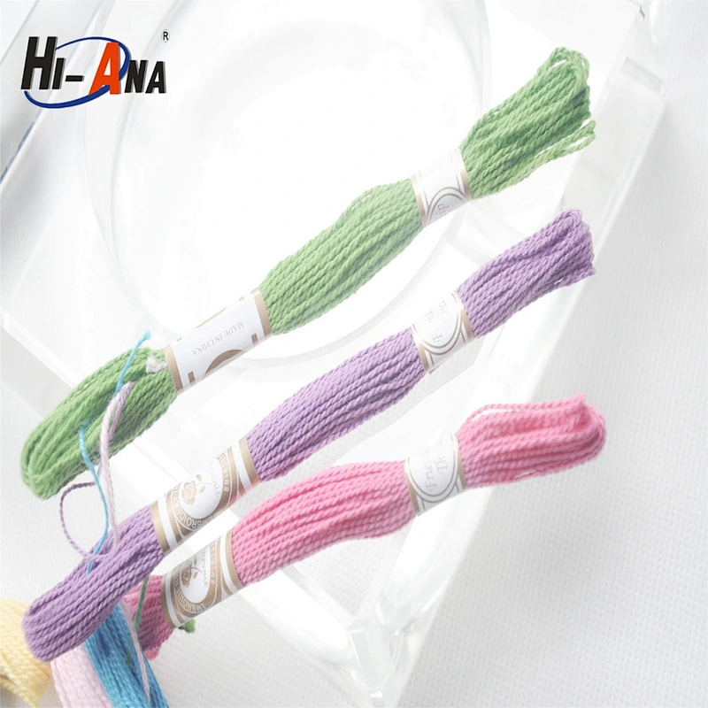 hi-ana thread1 Top quality control High tenacity dmc cross stitch thread