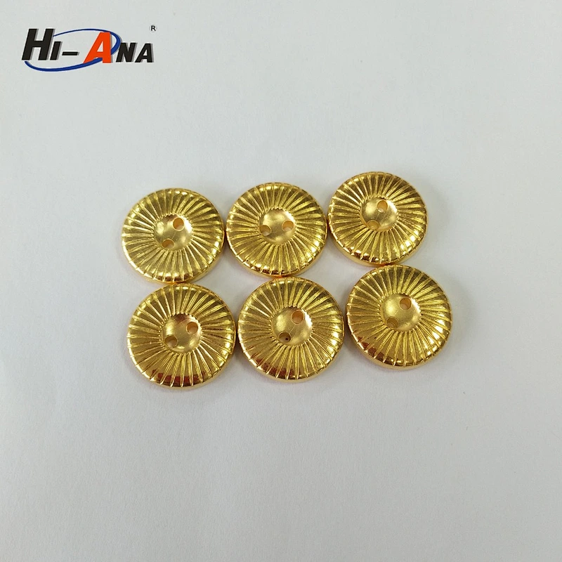 pattern gold sewing button for coat
