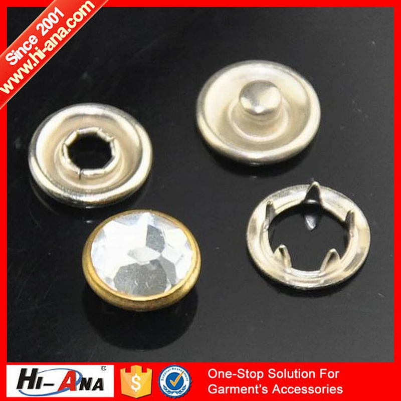 hi-ana button2 SGS certification Made in China snap button for garment