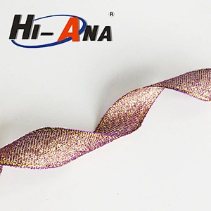 Global brands 10 year multi color wired christmas ribbon