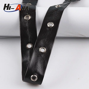 leather tape with eyelet