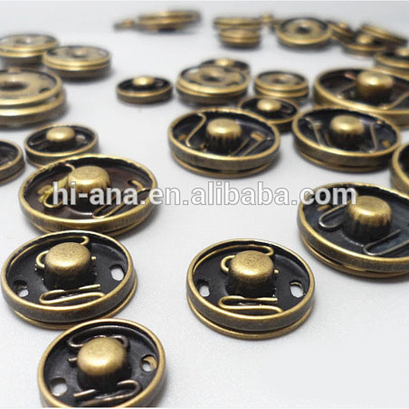 press button for garment