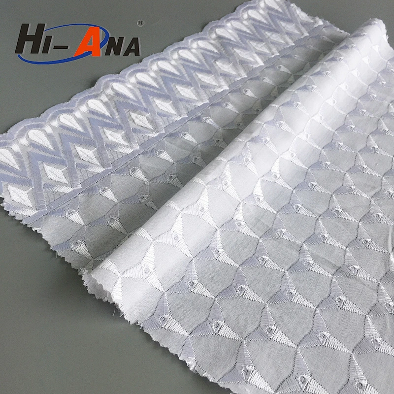 width 135cm 100% cotton lace fabric