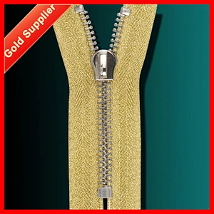 hi-ana zipper2 ISO 9001 Factory strong durable gold zipper